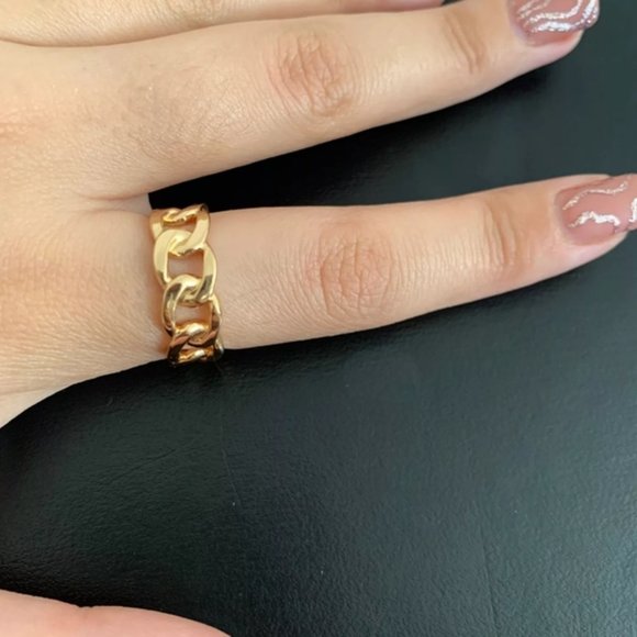 🍒  Chain Link Ring - Picture 6 of 10